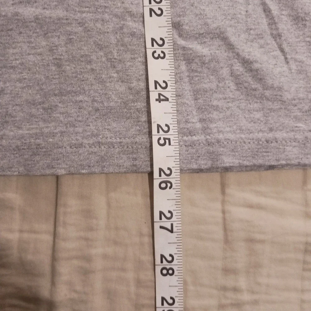 Vintage Nike Caution I Will Play To Win Graphic T-Shirt Gray XL Made in USA